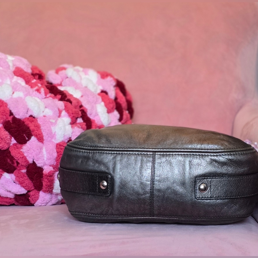 Coach Zoe Large Graphite Hobo with Convertible Crossbody Strap (14706) - Picture 5 of 8